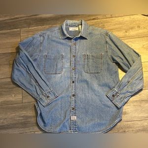 Vintage Signature Levis Denim Shirt XL